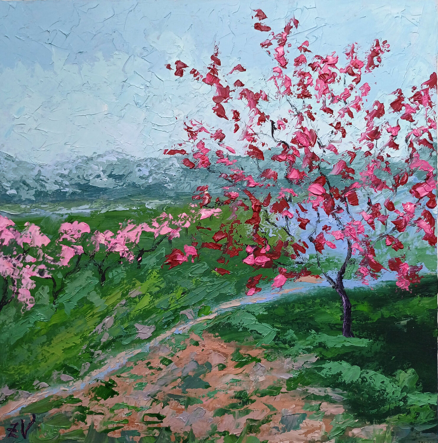 Spring in the Mountains. Zinaida Vysota Dacenko