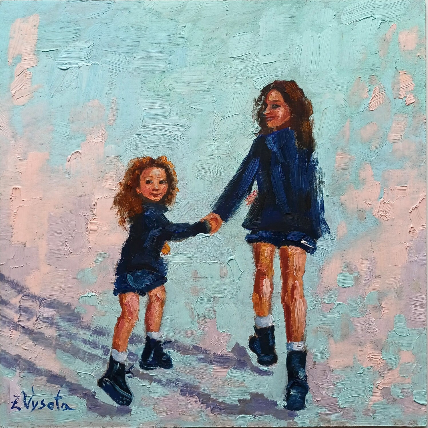 Hand in Hand Through the Light. Zinaida Vysota Dacenko