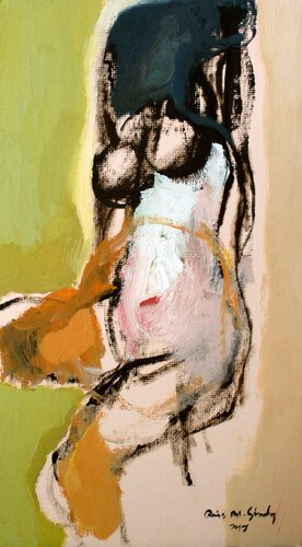 Waiting van Qais Al Sindy, Schilderij te koop op Singulart