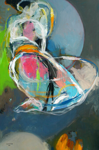 Who Knows What the Hoopoe Said? van Qais Al Sindy, Schilderij te koop op Singulart