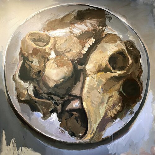Echoes of Exitance van Qais Al Sindy, Schilderij te koop op Singulart