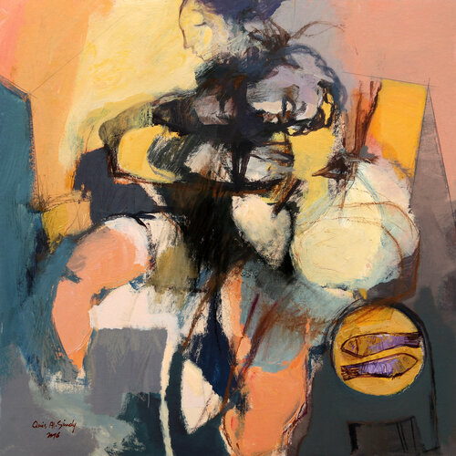 Coalition with... Fish. van Qais Al Sindy, Schilderij te koop op Singulart