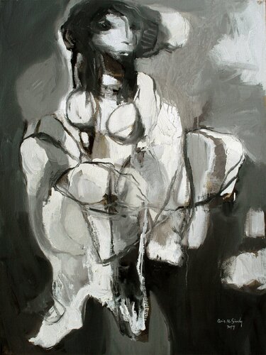 Lady's Imagination van Qais Al Sindy, Schilderij te koop op Singulart