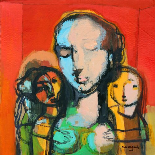The Motherhood kindness. van Qais Al Sindy, Schilderij te koop op Singulart