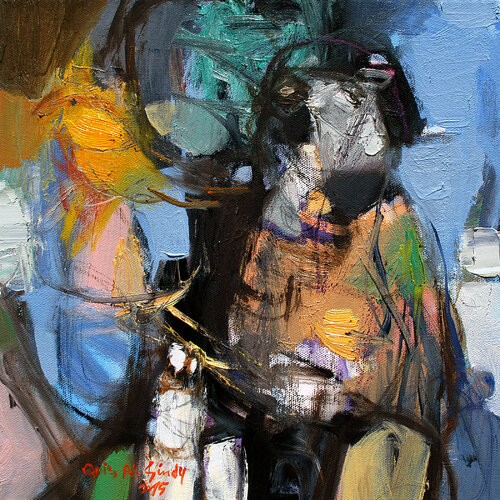 The good sailor van Qais Al Sindy, Schilderij te koop op Singulart
