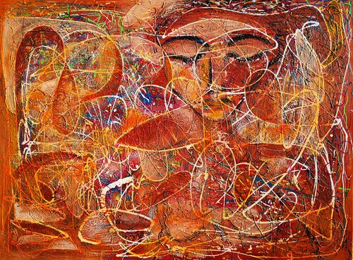 Wilde Gedanken van Tatiana Guennewig, Schilderij te koop op Singulart