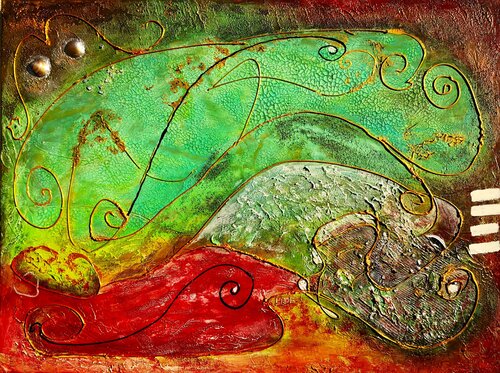 Muschel van Tatiana Guennewig, Schilderij te koop op Singulart