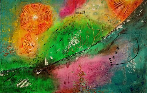 The Way to Happiness van Tatiana Guennewig, Schilderij te koop op Singulart