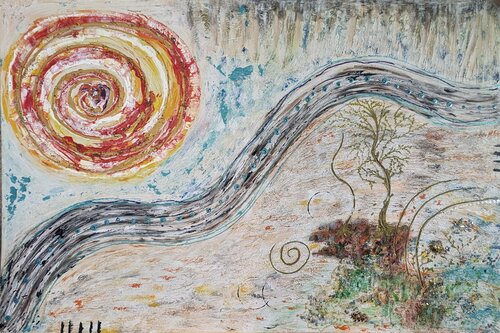 Wilde Eleganz van Tatiana Guennewig, Schilderij te koop op Singulart