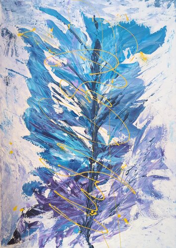 Gefrorene Bewegung van Tatiana Guennewig, Schilderij te koop op Singulart