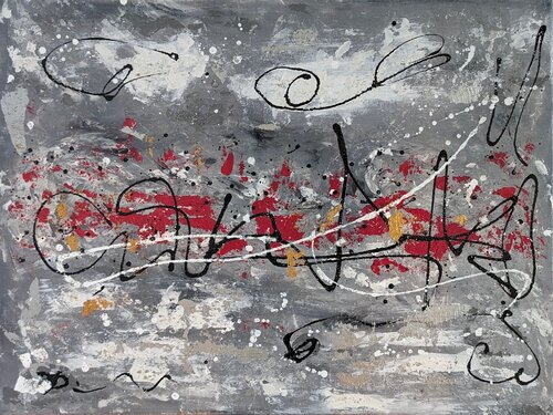 Stürmischer Tanz van Tatiana Guennewig, Schilderij te koop op Singulart