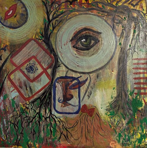 The Watcher by Tatiana Guennewig, Painting for Sale on Singulart