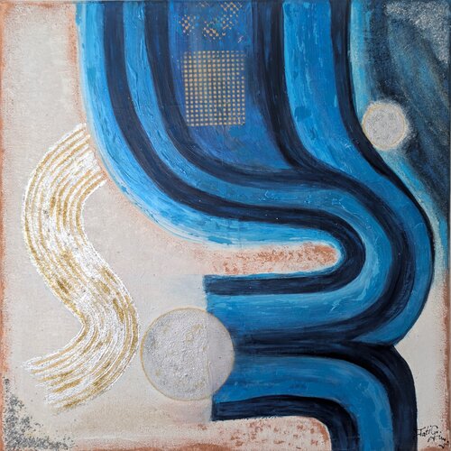 Zwischen Licht und Tiefe van Tatiana Guennewig, Schilderij te koop op Singulart