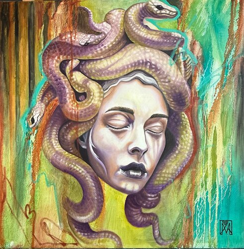 "Medusa" van Maria Mancini, Schilderij te koop op Singulart