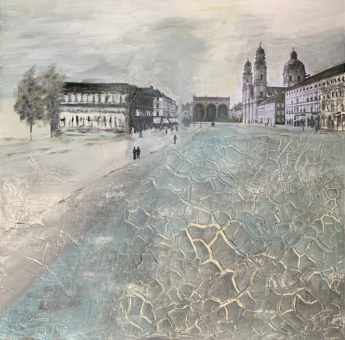 Ludwigstrasse par Susanne Kraft, Peinture en vente sur Singulart