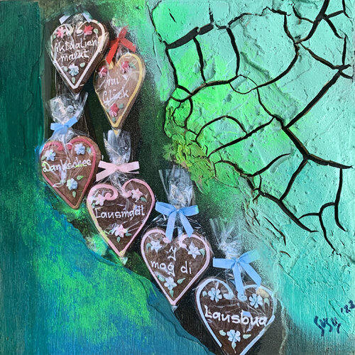 Herzchen par Susanne Kraft, Peinture en vente sur Singulart