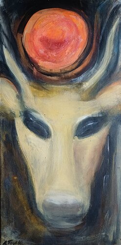 Hathor di Andrea Finck, Pittura in vendita su Singulart