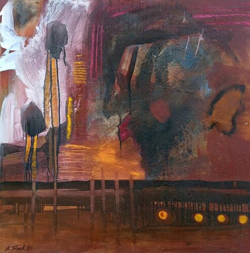 Crossing lines von Andrea Finck, Malerei kaufen auf Singulart