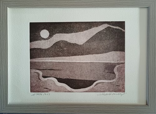 Abstrakte Landschaft van Andrea Finck, Werk op papier te koop op Singulart