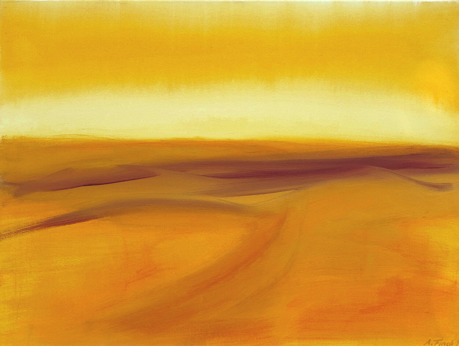 Wüstenlandschaft, gelb Andrea Finck