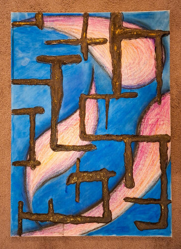 „The Structure of Chaos“ van Valentina Jurčić, Schilderij te koop op Singulart