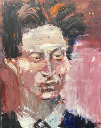 Le poète by Petra Marian, 油畫 for Sale on Singulart