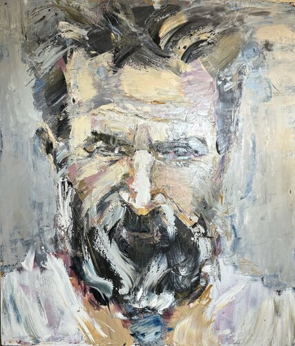 Le portrait de Brancusi by Petra Marian, 油畫 for Sale on Singulart