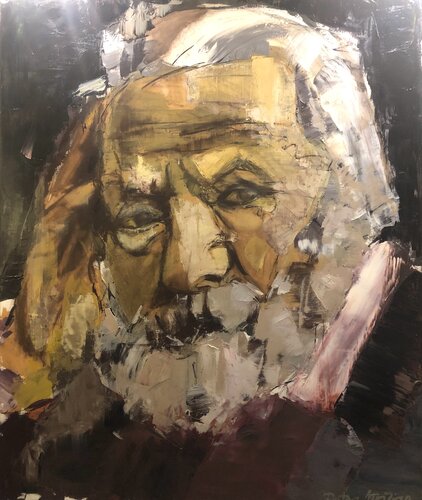 Victor Hugo by Petra Marian, 油畫 for Sale on Singulart