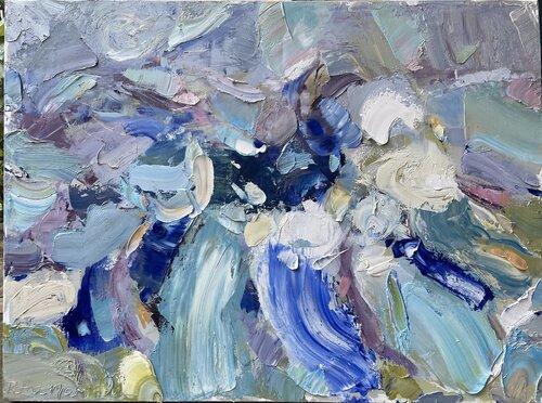 Blue water by Petra Marian, 油畫 for Sale on Singulart