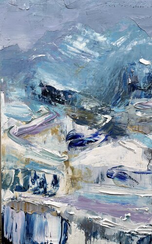 My cold mountains by Petra Marian, 油畫 for Sale on Singulart