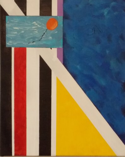 PALLONCINO ROSSO di Vincenzo Cesetti, Pittura in vendita su Singulart