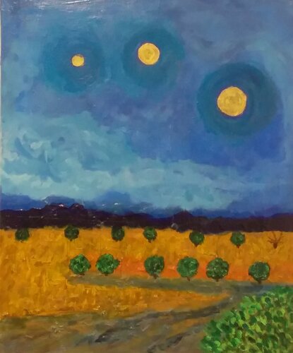 3 SOLI van Vincenzo Cesetti, Schilderij te koop op Singulart