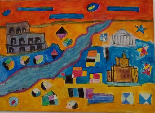 R.O.M.A. by Vincenzo Cesetti, Painting for Sale on Singulart