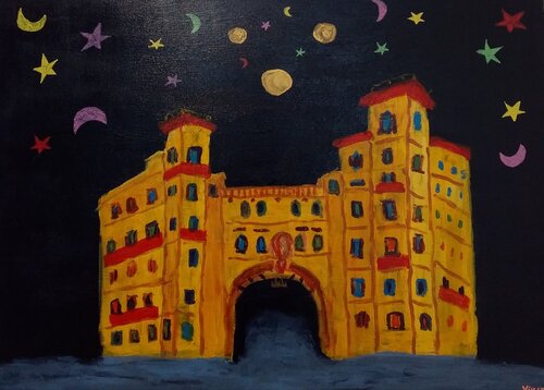 THE SKY OF COPPEDE van Vincenzo Cesetti, Schilderij te koop op Singulart