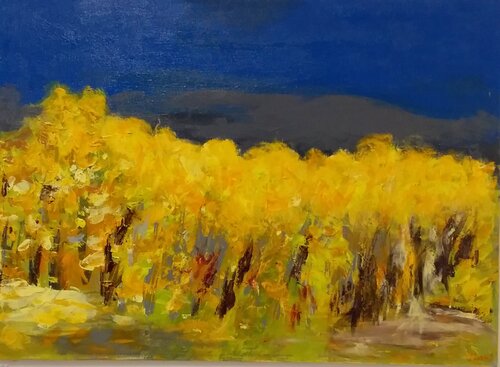 GIALLO AUTUNNO von Vincenzo Cesetti, Malerei kaufen auf Singulart