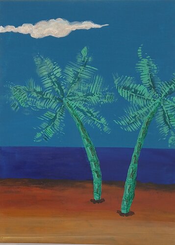 LAS PALMAS by Vincenzo Cesetti, Painting for Sale on Singulart