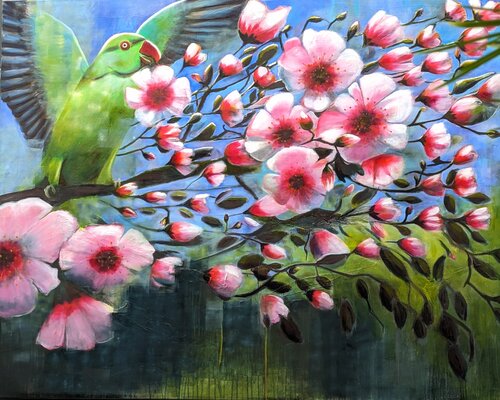 Frühlingserwachen von Sabine Steinberger, Malerei kaufen auf Singulart