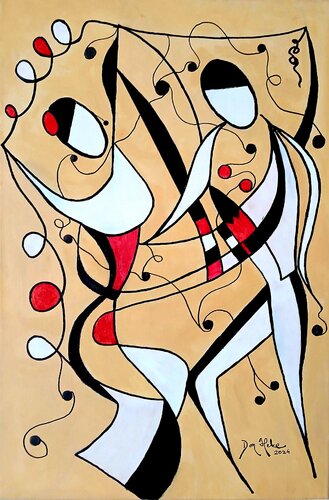 HULABALOO van Heikki [Don Heke] Romppanen, Schilderij te koop op Singulart