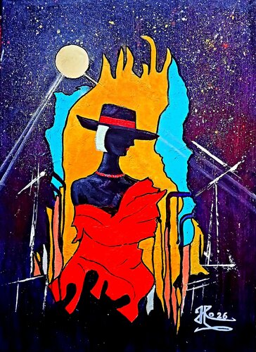 Moonlight von Heikki [Don Heke] Romppanen, Malerei kaufen auf Singulart