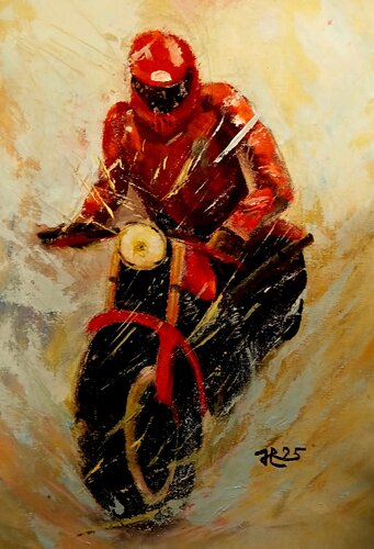 The charm of speed par Heikki [Don Heke] Romppanen, Peinture en vente sur Singulart