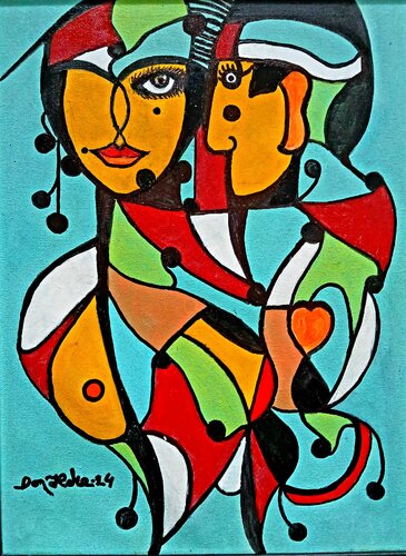 the lovers de Heikki [Don Heke] Romppanen, Pintura a la venta en Singulart
