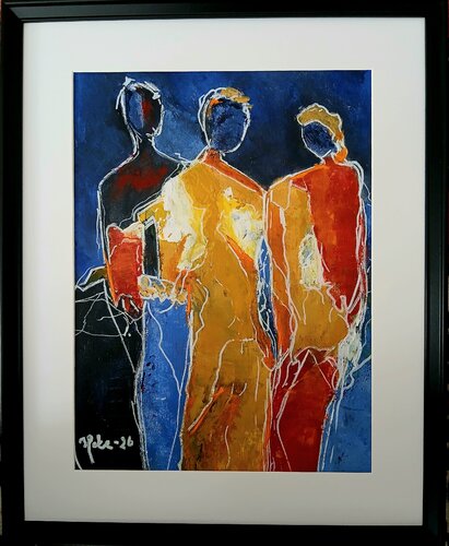 Light in the night by Heikki [Don Heke] Romppanen, 絵画 for Sale on Singulart