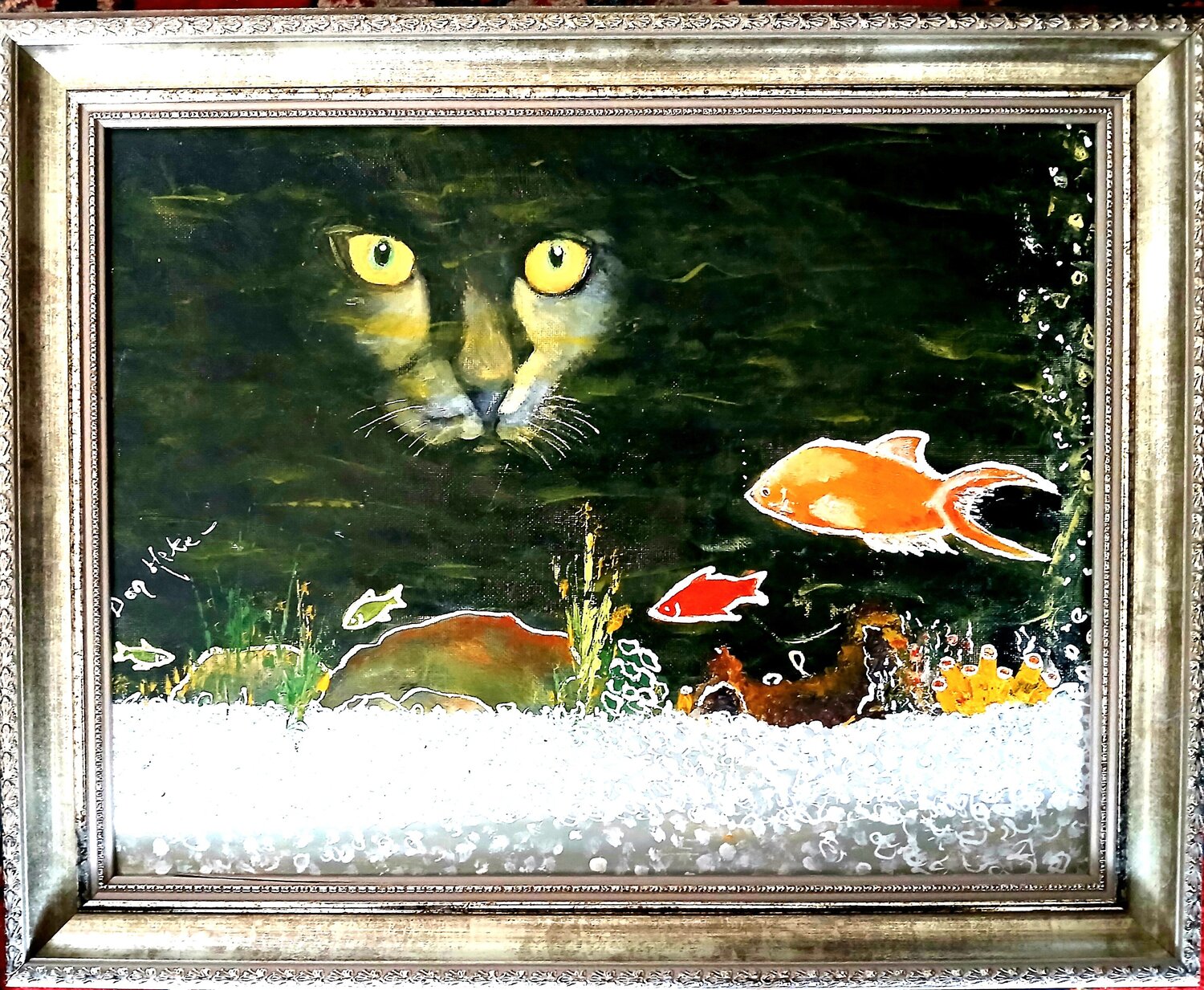 SO CLOSE, BUT... Heikki [Don Heke] Romppanen Pintura original en venta