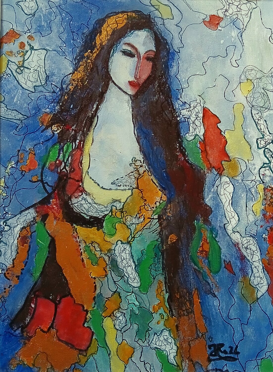 Tramp Heikki [Don Heke] Romppanen Original painting for sale