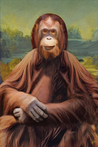 La Gioconda di Hans Batschauer, Digitale in vendita su Singulart