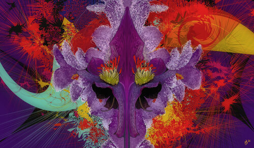 Blütenzauber II par Hans Batschauer, Digital en vente sur Singulart