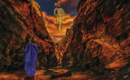 Psalm 23,4 by Hans Batschauer, Digital for Sale on Singulart