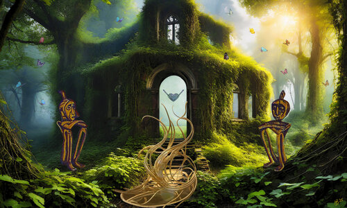 Im Reich der Gnomen di Hans Batschauer, Digitale in vendita su Singulart