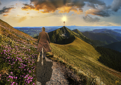 Führe mich meinen Weg van Hans Batschauer, Digitaal te koop op Singulart