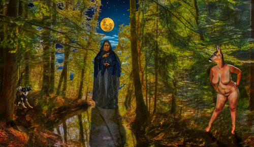 Die Zauberin by Hans Batschauer, Digital for Sale on Singulart